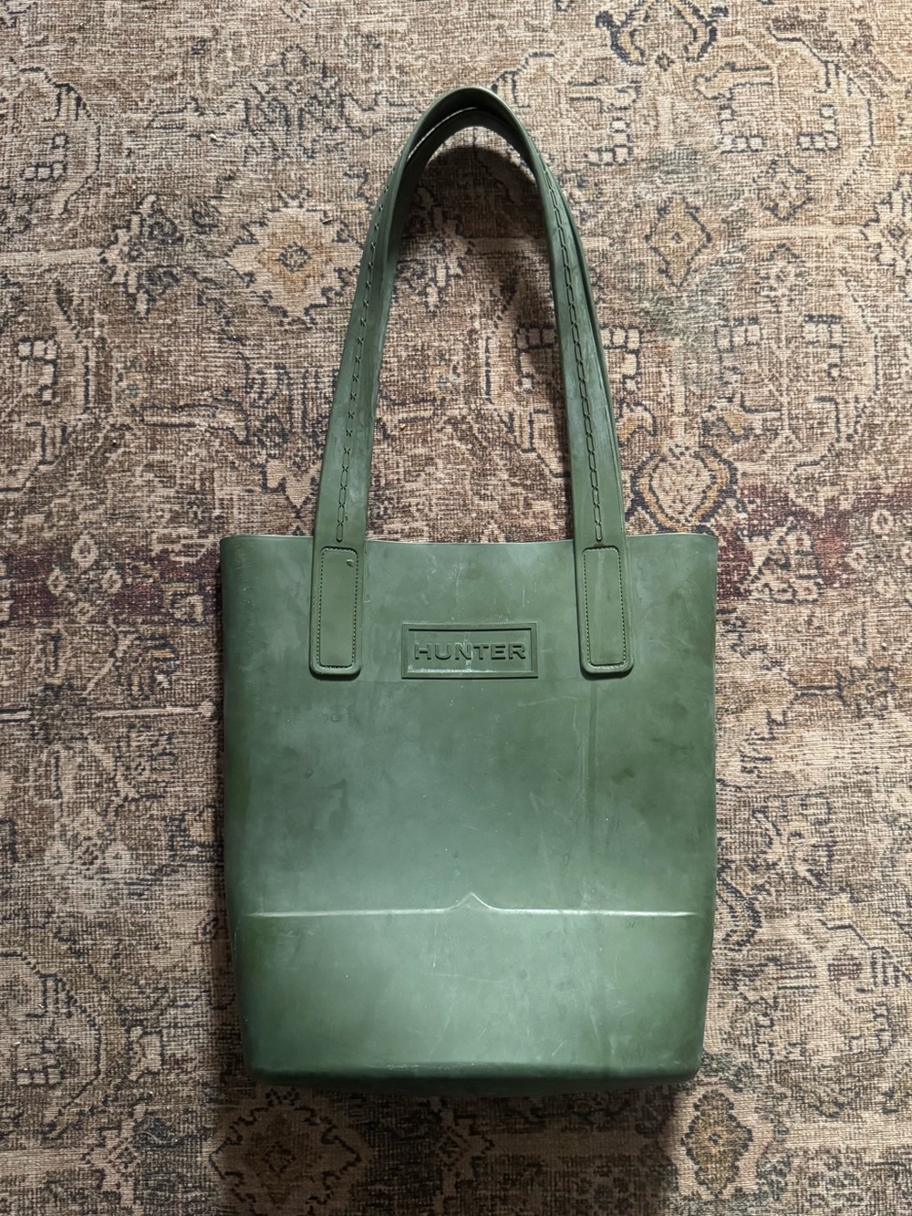 HUNTER x TARGET Rubber Tote Bag Green